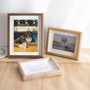 Bán buôn 678 inch thân thiện với môi a4a3 rỗng ba chiều khung ảnh bằng gỗ UV khắc vải Tempered Glass bảng trực tiếp - Product Image 2