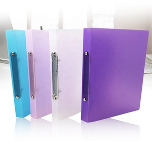 Nhiều màu tài liệu thư mục Frosted bìa cứng PP Ngân Sách chất kết dính 2 lỗ Vòng chất kết dính A4 thư mục tập tin cho các trường học văn phòng Nguồn cung cấp - Product Image 2