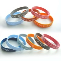 Palette de couleurs Macaron Bracelet de poignet sport en silicone avec impression UV pour la promotion des entreprises et le cadeau de Noël pour un joyeux anniversaire