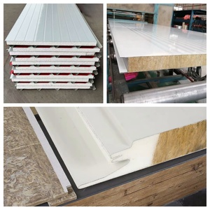 Waterproof Fire Resistant Colored Steel <strong>Sheets</strong> with PIR for Durable Cement Partition Walls and Workshop <strong>Roofing</strong> <strong>Sandwich</strong> <strong>Panels</strong> - Product Image 2