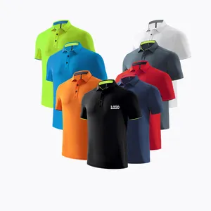 Factory 260gsm Quick-Drying Polo Shirt Color Combination Sports Golf Polo t Shirts