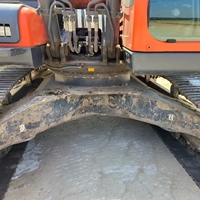 Excavatrice sur chenilles Doosan DX220 d'occasion, faible nombre d'heures de fonctionnement, d'origine coréenne, 20 tonnes, pour travaux de construction moyens, à vendre.