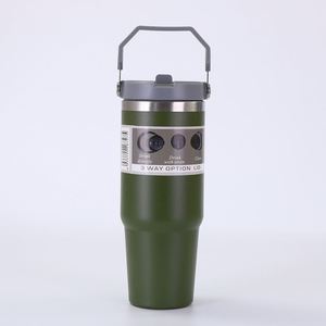Gobelet isotherme en acier inoxydable 30 oz, à double paroi, avec couvercle, prêt à être expédié, best-seller 2024 - Product Image 3