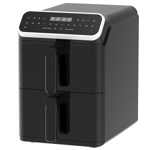 Prezzo di fabbrica doppio Stack <span class=keywords><strong>XL</strong></span> 6 + 7.2L 2 cestello <span class=keywords><strong>friggitrice</strong></span> <span class=keywords><strong>ad</strong></span> <span class=keywords><strong>aria</strong></span> forno con 2 cesti di frittura indipendenti doppia zona <span class=keywords><strong>friggitrice</strong></span> digitale - Product Image 4