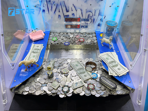 Machine de jeu à pièces <span class=keywords><strong>7STAR</strong></span>, jeu de chance pour gagner de l'argent, vente d'usine, machine à pousser des pièces, jeu de quart de dollar, machine à pousser des pièces avec trou bonus - Product Image 3
