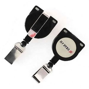 Porta Tarjetas de Identificación Retráctiles con Clip, Porta Tarjetas Redondos Ecológicos con Logotipo Personalizado, Colores Variados, Cordón Retráctil, Suministros de Oficina y Escolares - Product Image 5