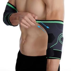Protège-coudes respirant à compression avec logo personnalisé, respectueux de la peau, pour l'entraînement physique, les sports quotidiens et le soutien articulaire - Product Image 2