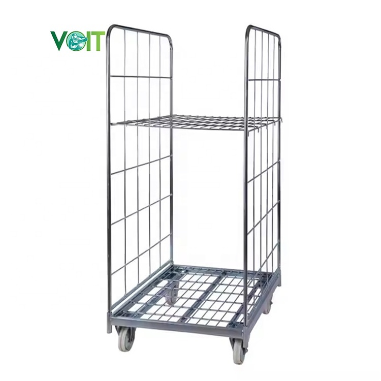 Collapsible Metal Foldable Storage Warehouse Wire