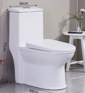 โถสุขภัณฑ์แบบชิ้นเดียว ระบบกดน้ำสองปุ่ม วัสดุเซรามิก คุณภาพสูง - Product Image 5