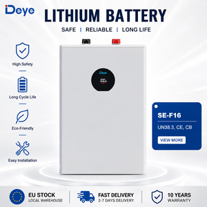 แบตเตอรี่ลิเธียมไอออน EU Stock Deye ESS SE-F16 16kWh สำหรับเก็บพลังงานแสงอาทิตย์แบบติดตั้งบนผนัง ระบบกักเก็บพลังงานสำหรับบ้าน Lifepo4 - Product Image 1