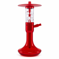 Chichas arabes populaires personnalisées de 44 cm, directement de l'usine, ensemble complet de chicha en alliage d'aluminium avec accessoires