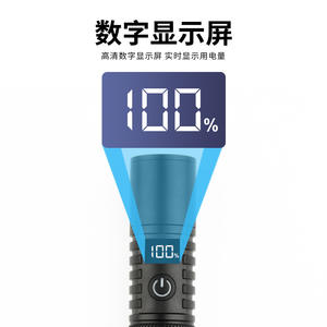 Linterna LED recargable Strong Wolf con batería de 3000 mAh y pantalla digital para uso en exteriores - Product Image 2