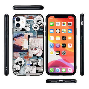 Phim Hoạt Hình Jujutsu Kaisen Điện Thoại Trường Hợp Phim Hoạt Hình In Di Động Cover Quay Lại Cho Iphone 11 12 Mini 13 Pro Max 14 15 Cộng Với Se3 TPU Điện Thoại Trường Hợp - Product Image 3