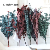 Fournisseur d'usine en gros – 100g/bouquet de feuilles d'eucalyptus naturelles séchées et préservées, feuilles de pomme, fleurs pour la Saint-Valentin et Noël