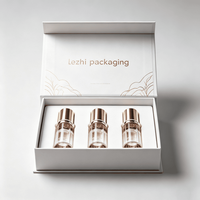 Boîte en carton magnétique personnalisée avec logo pour flacon de parfum, emballage cadeau de luxe à fermeture magnétique pour parfum