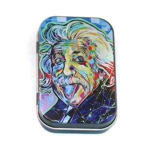 小さな長方形の金属製タバコケース、リップバーム容器、カスタムスライド式ブリキ缶（蓋付き） - Product Image 5