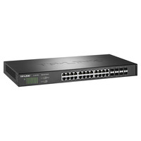 TP-Link Conmutador Ethernet de 24 puertos 2.5GbE Conmutador de red de 2500Mbps con 10G SFP + Concentrador de red de enlace ascendente Divisor de Internet