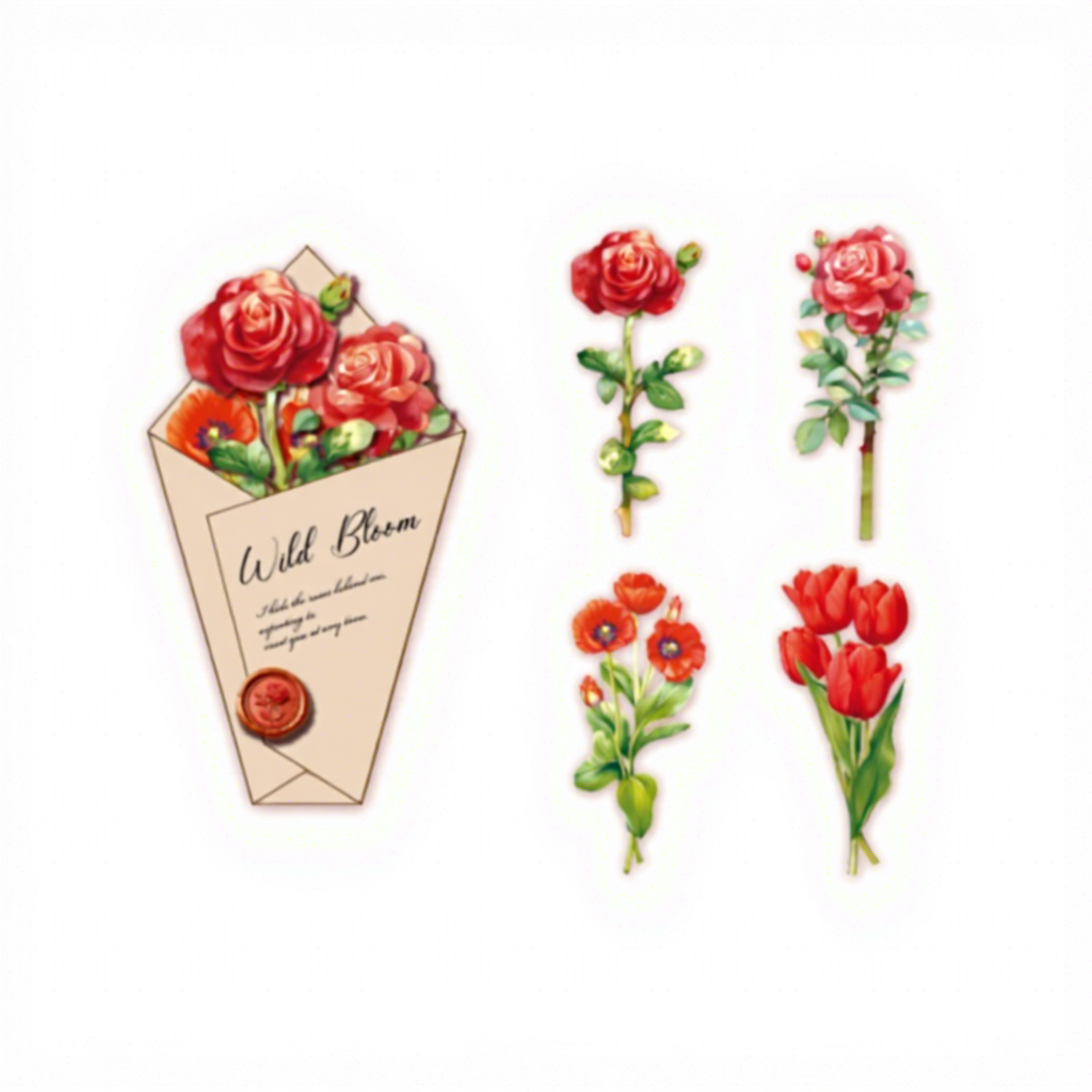 A Roses Weaving Dreams red