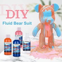 OSBANG Haute-Saturation 3 Couleurs 60ml Fluide Zero-Base Bear Paint Set Forte Couverture Colorants Acryliques Produit