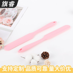 Pink Silicone Cake Spatula Oven Safe Hand Wash Only Baking Mixer Kitchen Utensil - Product Image 5