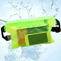 Sac étanche universel en PVC pour natation, ski, plongée, sport nautique, plage, bateau, avec bandoulière et ceinture, pour téléphone sous-marin
