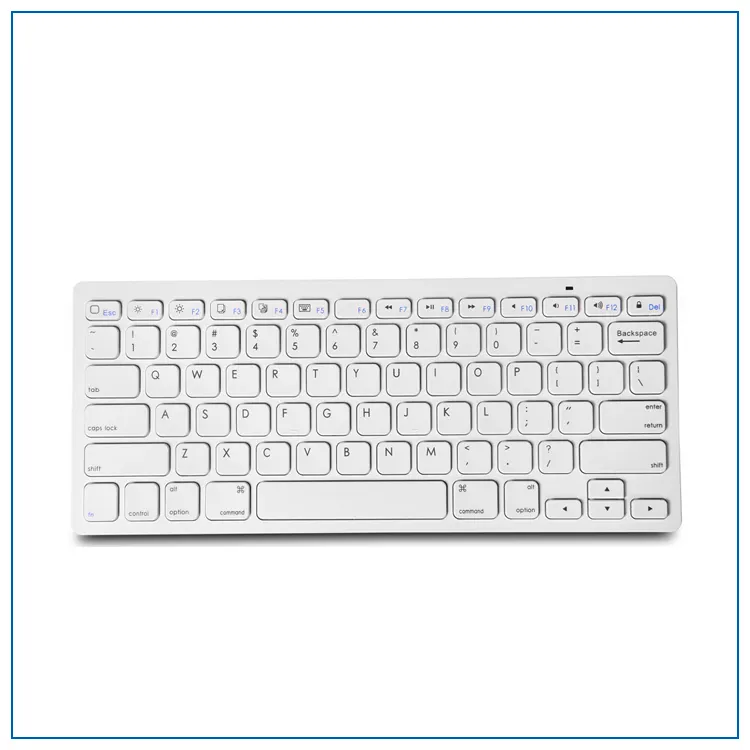 Awireless Ergonomic Ultra Slim Bluetooth Wireless Keyboard For Notebook Laptop Desktop Tablet Smartphone PC Computer