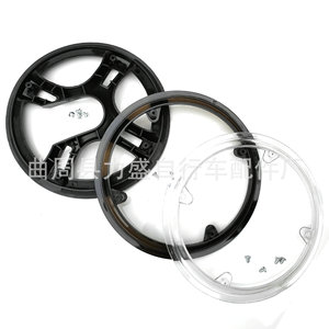 Mountain Bike Chainring Guard <b>Plastic</b> Black White Transparent Coffee Color Easy Installation - Product Image 2