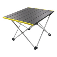 Table pliante à cadre en aluminium Portable Table de camping en plein air légère Table de pique-nique au design moderne