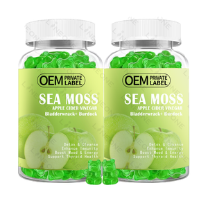 Oem nhãn hiệu riêng biển rêu Gummies hữu cơ cây ngưu bàng gốc Gummies seamoss nguyên bổ sung cho người lớn - Product Image 1