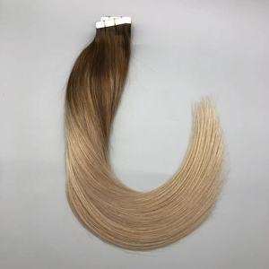 Extensions de cheveux indiens vierges à 100 %, qualité supérieure, ondulées, à bandes adhésives, <span class=keywords><strong>prix</strong></span> de gros, 50 g par paquet - Product Image 3