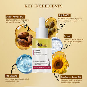 Sérum capillaire anti-chute OEM, traitement de repousse des cheveux, aide à réduire la chute des cheveux, énergise les follicules pileux, essence anti-chute des cheveux - Product Image 3