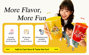 Fabbrica globale fornitore all'ingrosso 350ml tazza di frutto della passione bolla di latte Boba tè bevande bevande per il frullato bevanda Dessert - Product Image 3