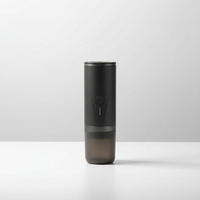 Cafetière électrique compacte et portable avec réservoir d'eau de 80 ml, fonctionnement automatique à une touche, alimentée par batterie, pour la maison et le bureau