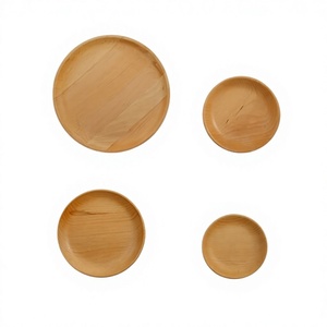 Plato de Madera Natural Hecho a Mano, Plato de Madera de Mango Sólida Rústica para Servir Comida, Mesa de Comedor, Restaurante, Hotel y Hogar - Product Image 6