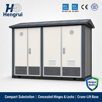 Boîtier de panneau d'alimentation pour station de charge de véhicules électriques à intégration d'énergie renouvelable E House Substation YB-12