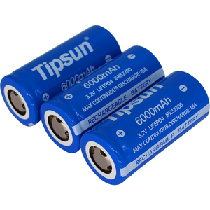 Tipsun 32700 3.2v 6000mah Factory Direct Sales 32650 32700 6ah Lithium <b>Battery</b> - Product Image 2