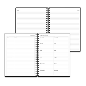 Impresión personalizada para hacer la lista Diario Cuaderno Planificador diario para organizar fácilmente sus tareas Elegante planificador sin fecha para mujeres - Product Image 4