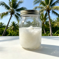 Vente en gros de bocaux en verre Mason vides de 500 ml (16 oz) transparents de haute qualité, de qualité alimentaire, pour huile de noix de coco, confiture de fruits, vinaigrette, avec couvercles hermétiques
