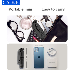 CYKE Mini Trépied Perche à <span class=keywords><strong>Selfie</strong></span> avec Lumière LED et Télécommande <span class=keywords><strong>Bluetooth</strong></span> Sans Fil pour Téléphone Q11 - Vente Flash - Product Image 2