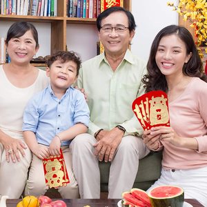 ปรับแต่งพิมพ์รูปเป็นมิตรกับสิ่งแวดล้อมปีใหม่จีนโชคดีเงินซองจดหมายสีแดงแต่งงานเงินโชคดี - Product Image 5