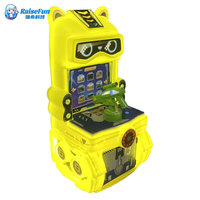 Vente en gros en usine Machine de jeu d'arcade de tir pour enfants Accepteur de billets à jetons Matériau métallique en plastique bon marché pour le plaisir des enfants