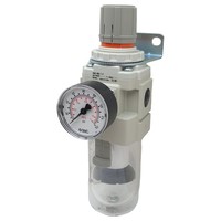 Aw40-n04b-z-b Regulator Filter Pneumatik, 1/2" Npt, 7-125psi, 5m Set Lengkap Filtrasi Aksesoris Plc Industri: