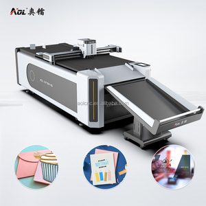 <strong>Digital</strong> Flatbed White Card Sticker Small Size CNC Cutter Plotter with Ccd Camera Auto Feeding and Absorb Lifting Table - Product Image 3