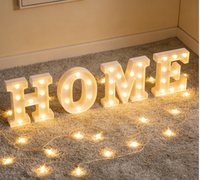 Lettres lumineuses 3D LED écologiques et durables, 26 lettres de l'alphabet anglais et chiffres pour la décoration de remise de diplômes, fête des mères, parcs, entreprises, bars et cafés