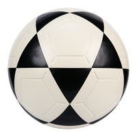 Ballon de football en cuir PU taille 5, thermocollé, durable, pour intérieur/extérieur, vente directe d'usine, logo personnalisé OEM, dernière collection