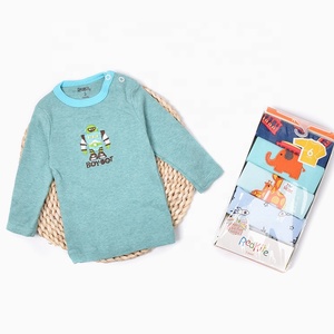 <span class=keywords><strong>Vêtements</strong></span> pour bébés filles printemps-automne, t-shirts rayés à manches longues, logo personnalisé - Product Image 5