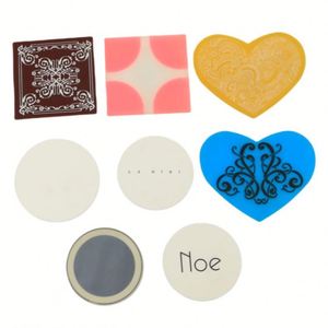 Sous-verre en silicone antidérapant résistant à la chaleur, sous-verre en forme de cœur pour la maison et le bureau - Product Image 3