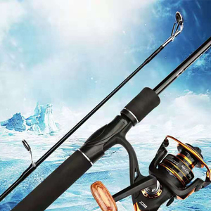 Canne à pêche complète ultralégère pour eau salée, manche droit, portable, pour la pêche en eau douce, rivière, verre - Product Image 4