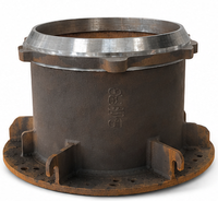 Fabrication sur mesure de structures en acier |   Cadre en acier soudé robuste de grande taille, OEM CNC pour les équipements miniers et industriels