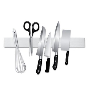 Vuelos de tubo de acero inoxidable + cerámica imán de la ferrita magnética cuchillo titular 400X47X17mm - Product Image 1